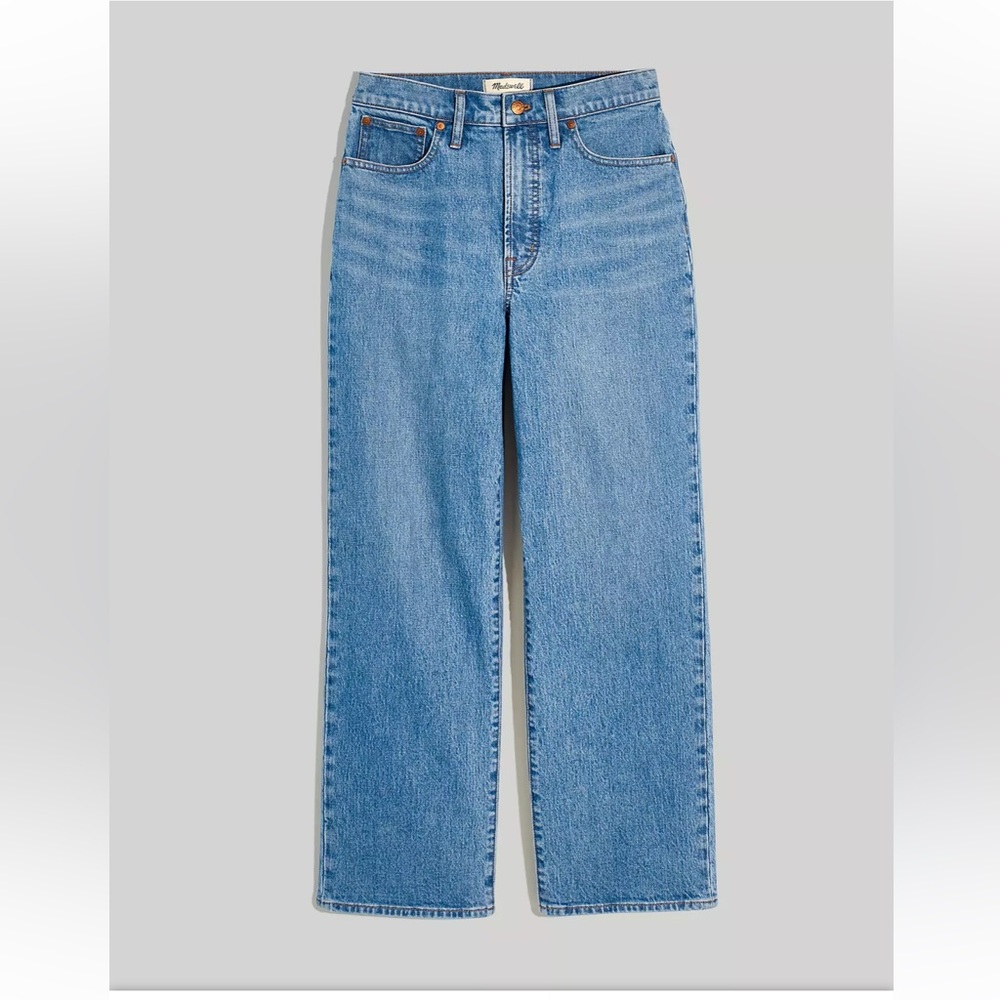 Madewell Petite Perfect Vintage Wide-Leg Crop Jean in Knoxville